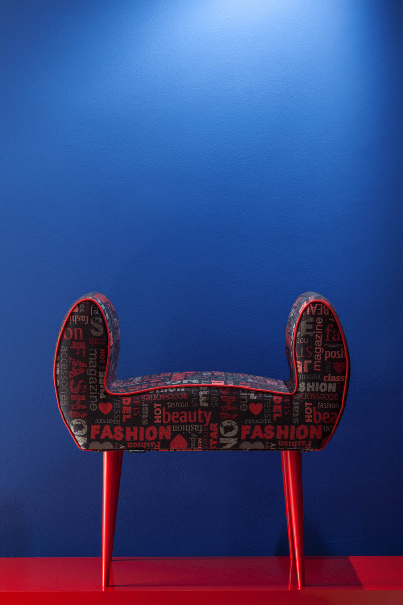 Hot Stylish Chair Hot Stylish Chair red chair with black red fabric with bitch detail